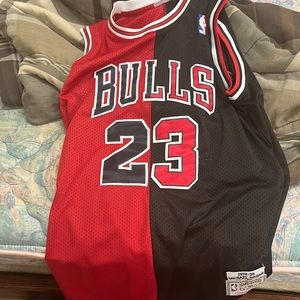 Half and half Michael Jordan bulls jersey